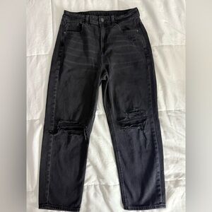 American Eagle Mom, straight Jean